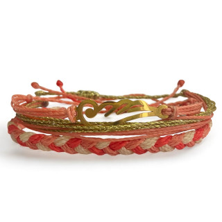 Pack  Coral & Beige