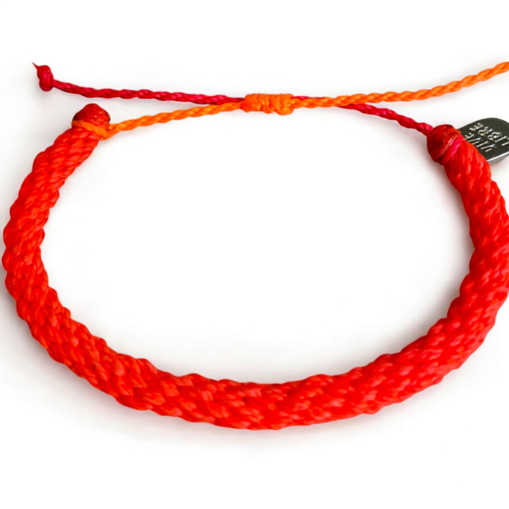 Kumihimo Salmón Neón