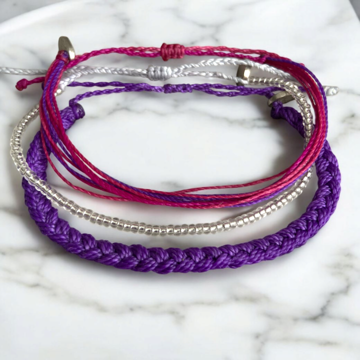 Pack Tobillera Purple Haze