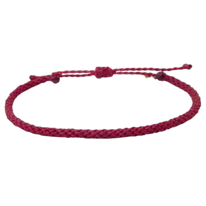 Kumihimo rojo delgado