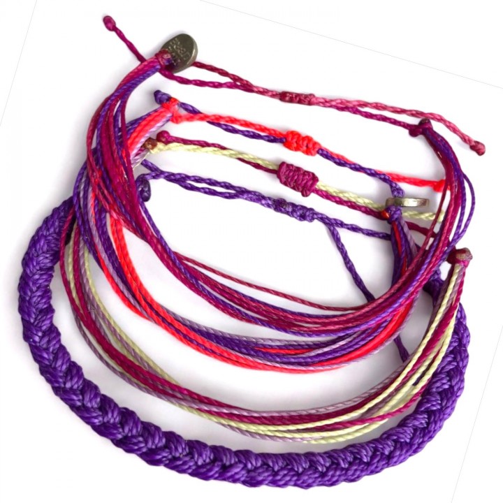 Pack Tobillera Purple Flame