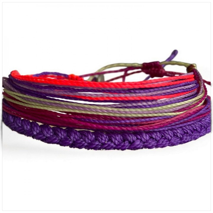 Pack Tobillera Purple Flame