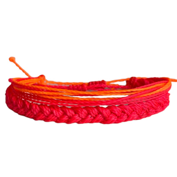 Pack Tobillera Flamingo Neón