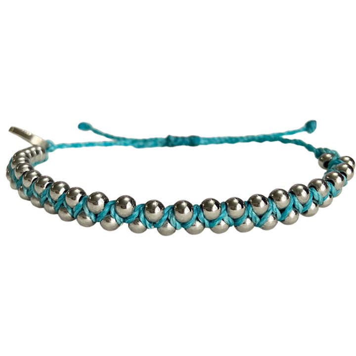 Bracelet Girasol Turquesa Plateado