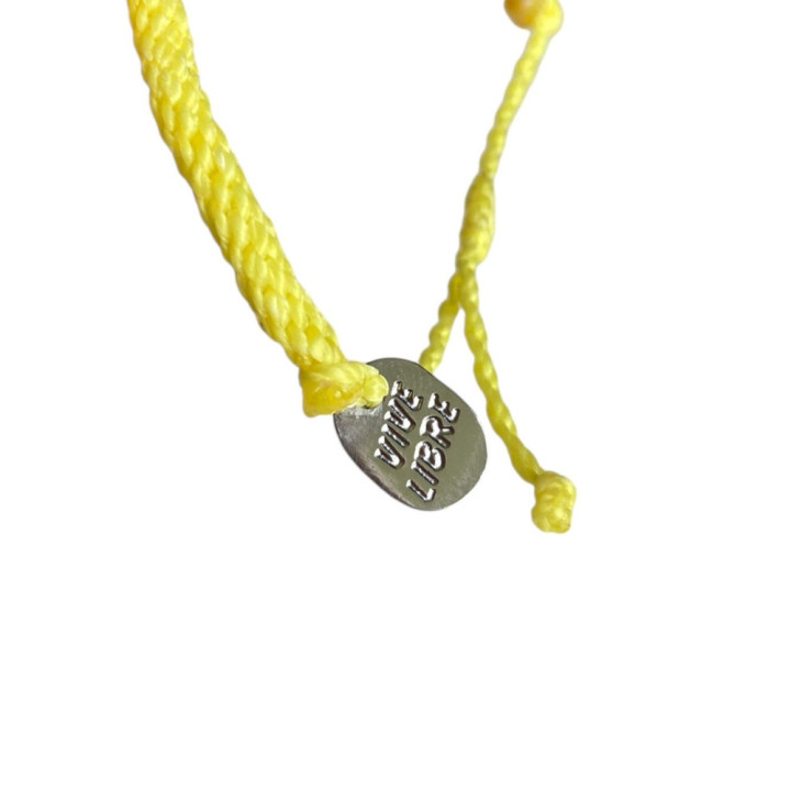 Kumihimo Amarillo Delgado