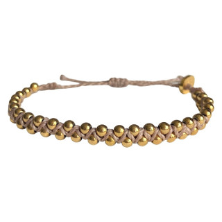 Bracelet Girasol Dusty Rose Dorado